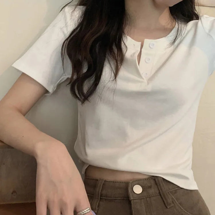 Tops à manches courtes pour femmes