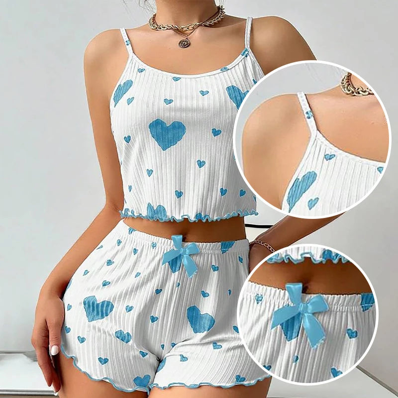 Ensemble de pyjamas 2 pièces pour femmes