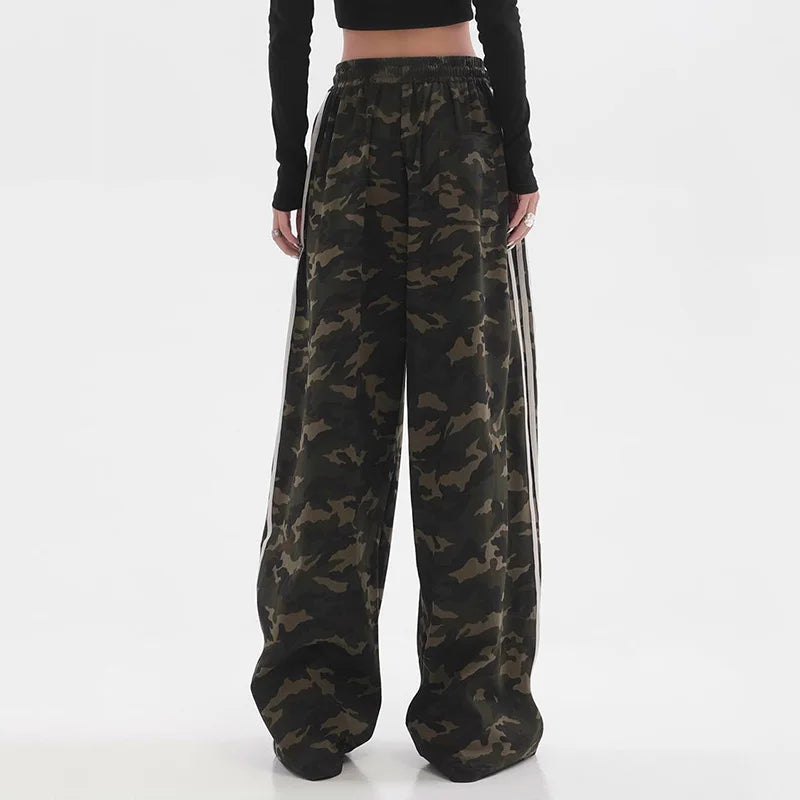 Pantalon de jogging rayé pour femmes