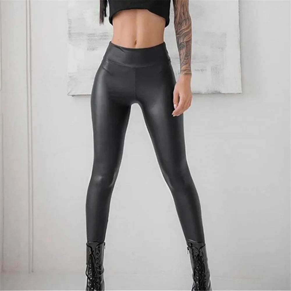 Legging Taille Haute Femme – Similicuir