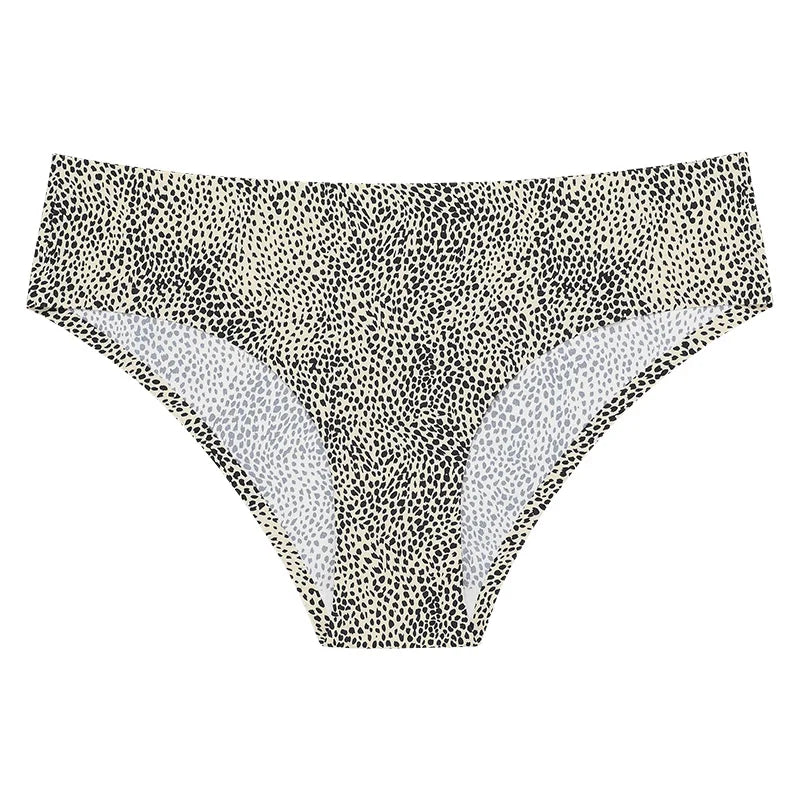 Culotte sans couture à imprimé léopard pour femmes