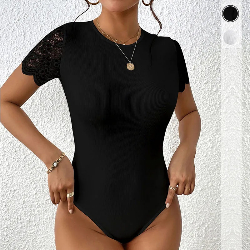 Body mince évider pour femmes