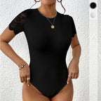 Body mince évider pour femmes