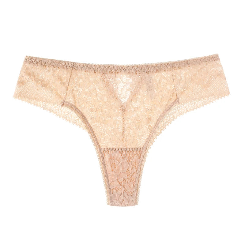 String taille basse en dentelle pour femmes