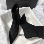 Bottines courtes à bout pointu pour femmes