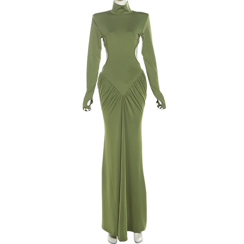 Robe longue et dos nu pour femmes