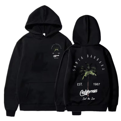 Sweat à Capuche Femme – Imprimé College Santa Barbara