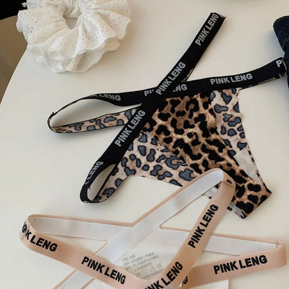 String Léopard Femme – Taille Basse et Tissu Soyeux