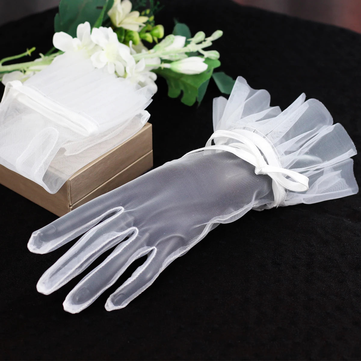 Gants en tulle respirant pour femmes