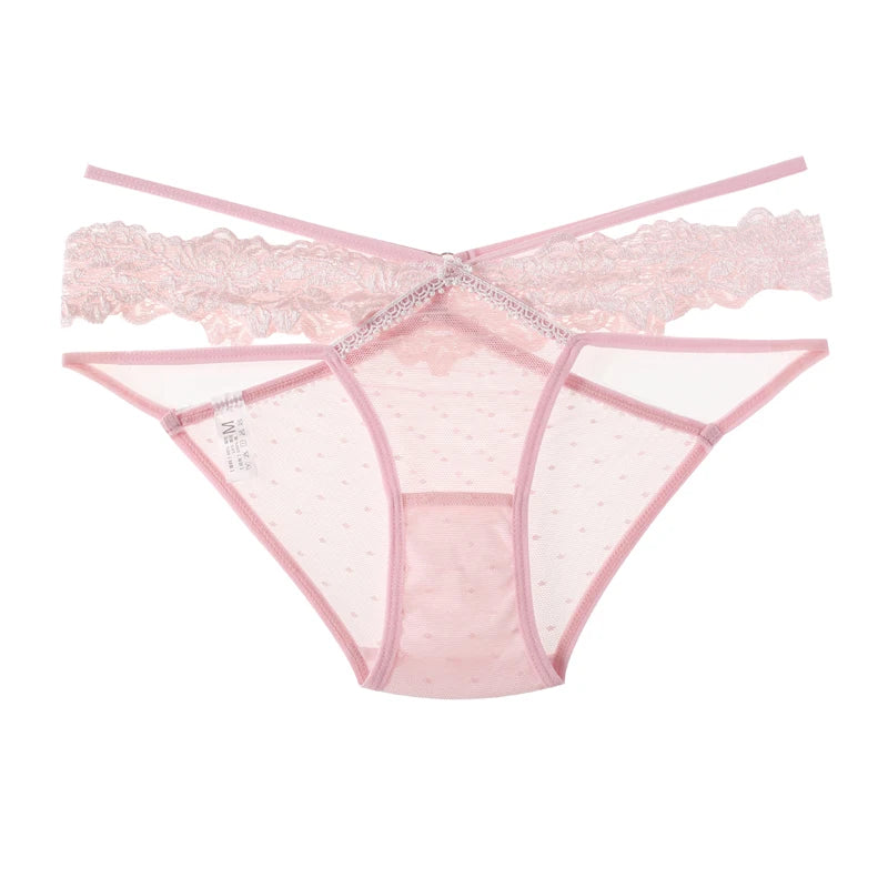 Culotte transparente en dentelle pour femmes