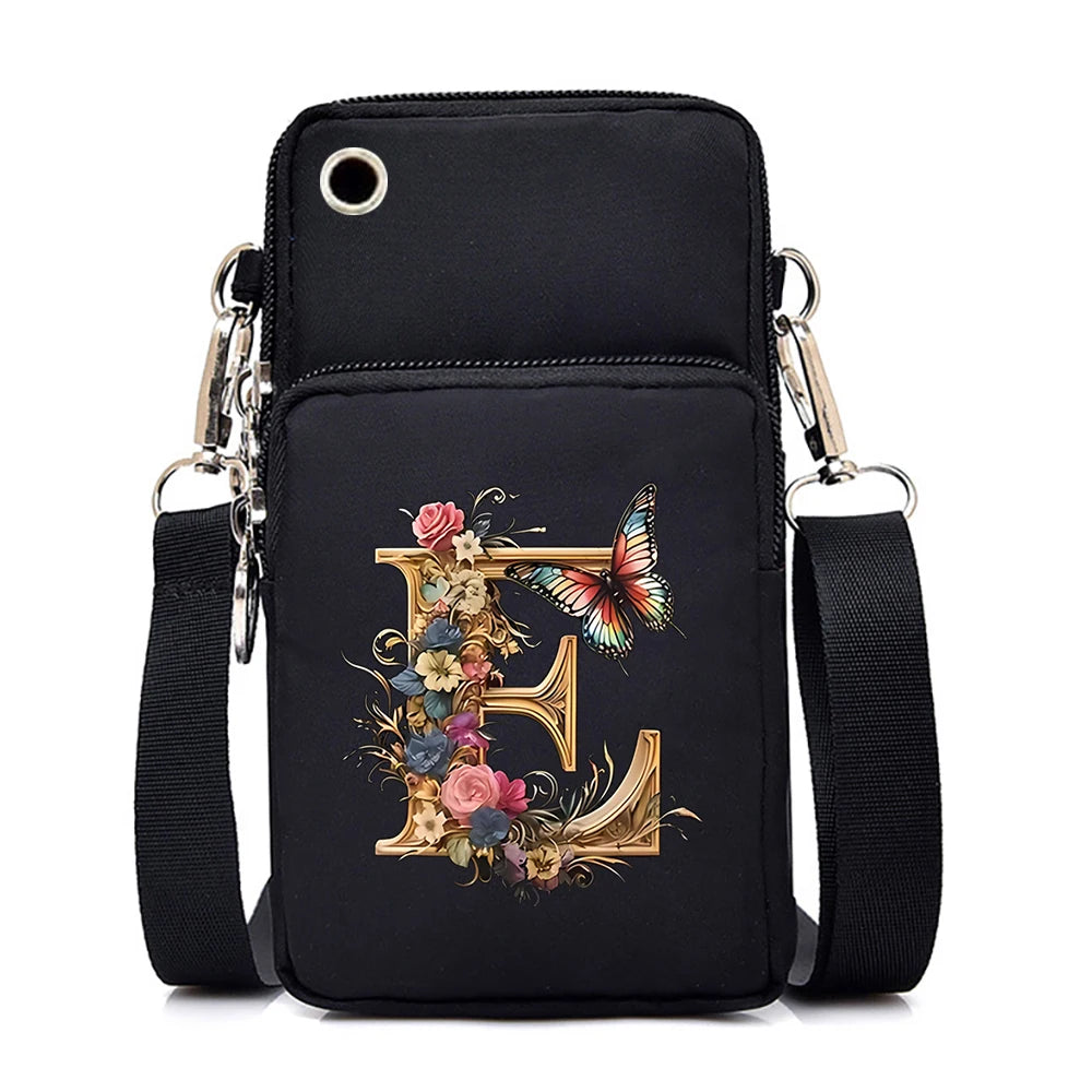 Sacs à bandoulière en cuir souple pour téléphone portable pour femmes