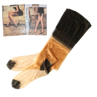 Bas Transparents Nude Femme – Effet Naturel