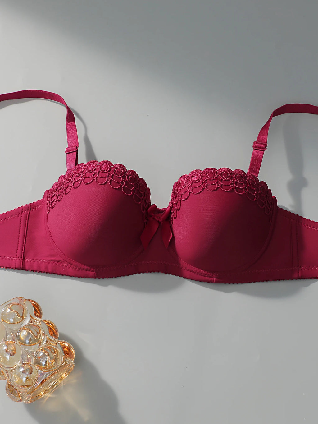 Soutien-gorge à fleurs brodées pour femmes