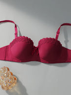 Soutien-gorge à fleurs brodées pour femmes