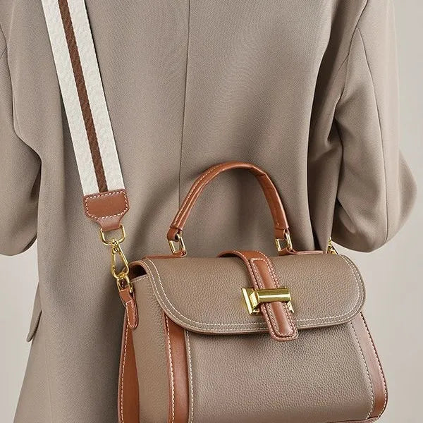 Sac à bandoulière de luxe léger et tendance en cuir pour femmes