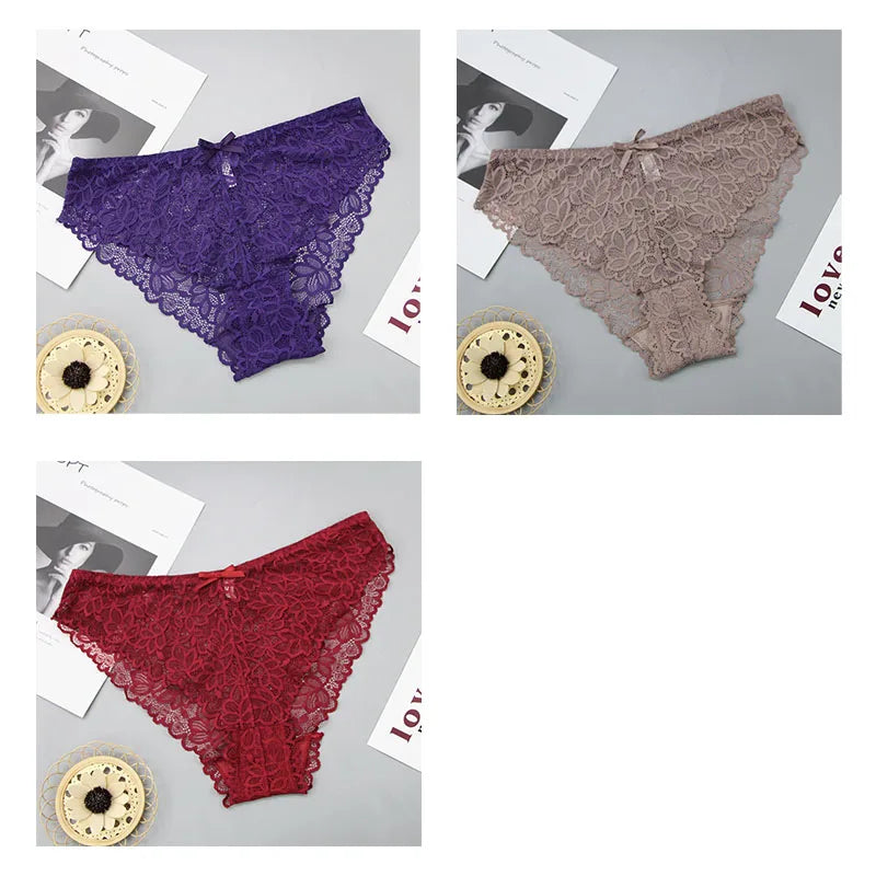 Lot de 3 culottes sans couture pour femmes