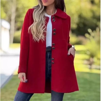 Manteau d’Hiver Femme – Maille Douce et Pelucheuse