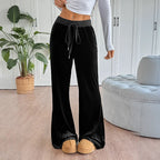 Pantalon évasé Baggy décontracté pour femmes