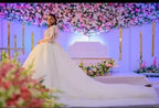 Robe de mariée à manches longues pour femmes