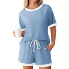 Ensemble short courts décontracté pour femmes