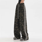 Pantalon de jogging rayé pour femmes