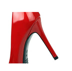 Escarpins pointus en cuir verni pour femmes