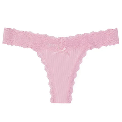 String Femme – Dentelle Florale