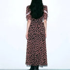 Robe longue à imprimé floral pour femmes