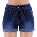 Shorts taille haute pour femmes