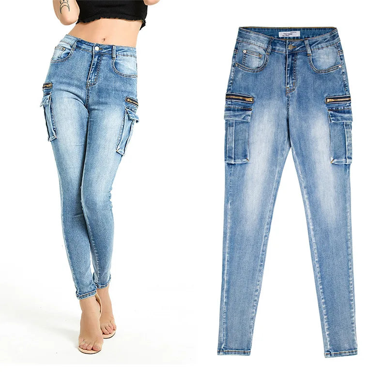 Pantalon  en jean extensible pour femmes