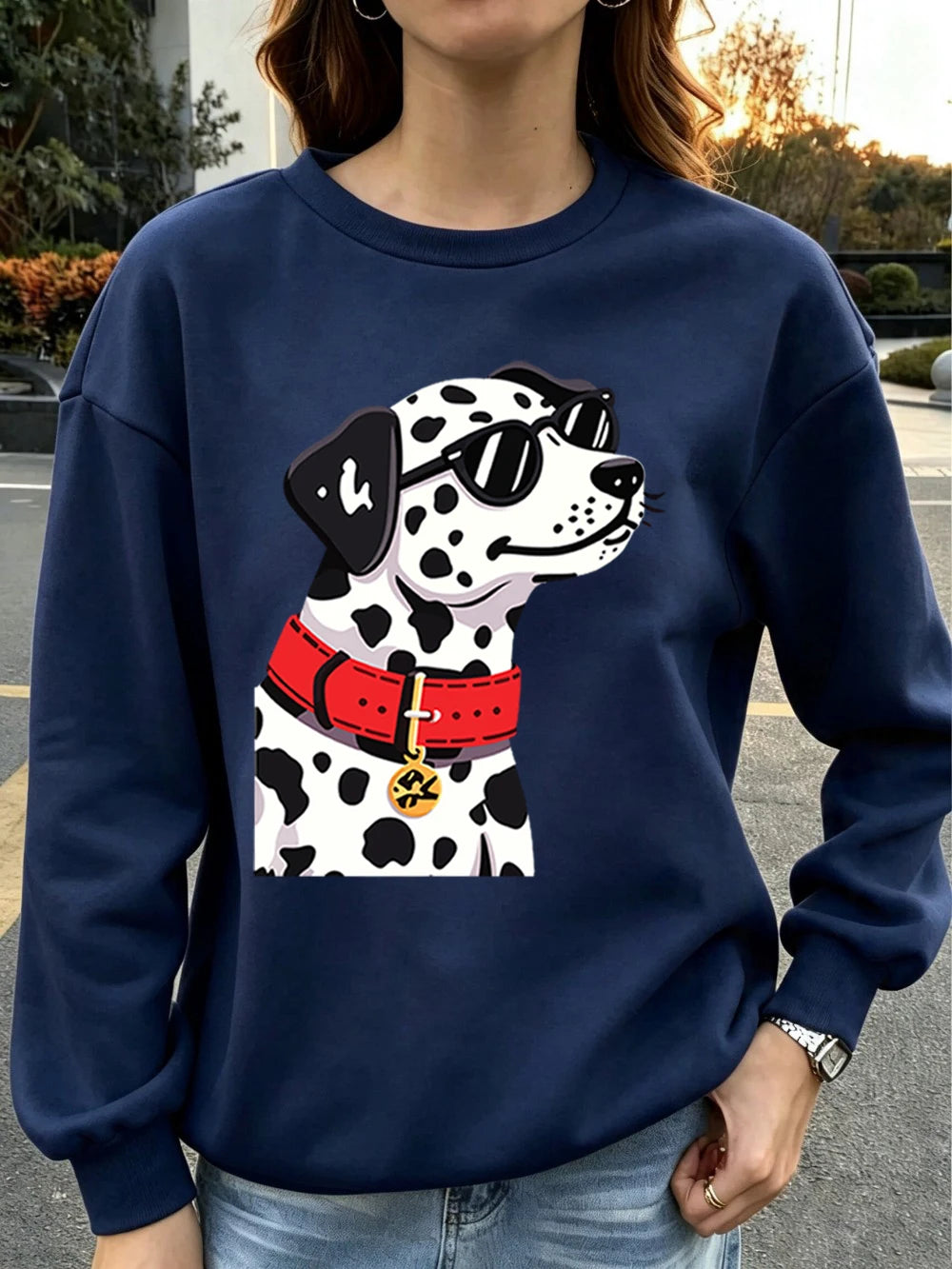 Sweat-shirt à capuche ample et chaud en polaire pour femmes