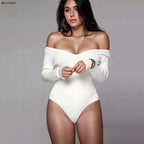 Body col en V moulant pour femmes