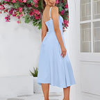 Robe longue sans manches pour femmes