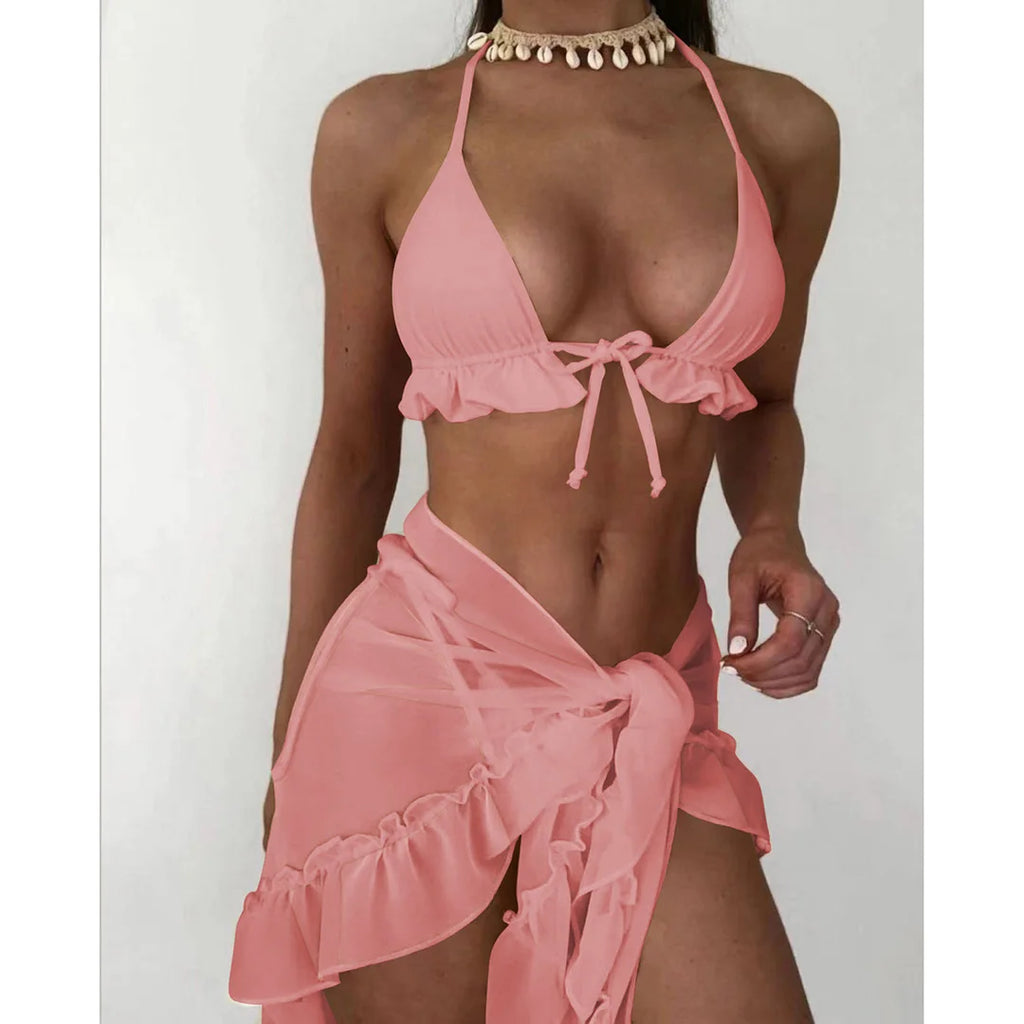 Maillot de bain trois pièces pour femme