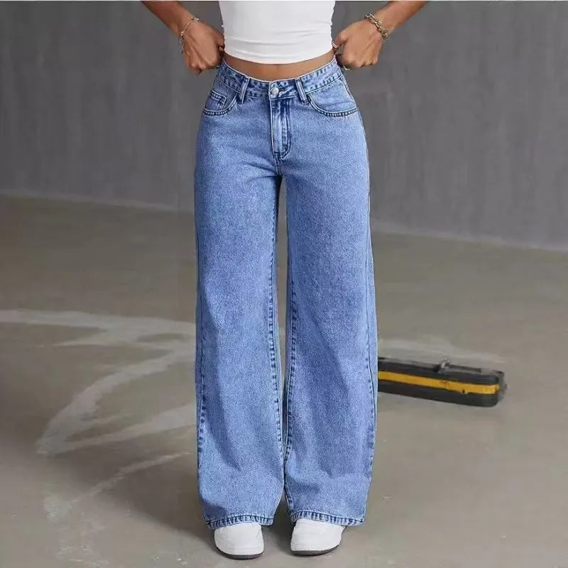 Jean Baggy Femme – Coupe Ample Streetwear