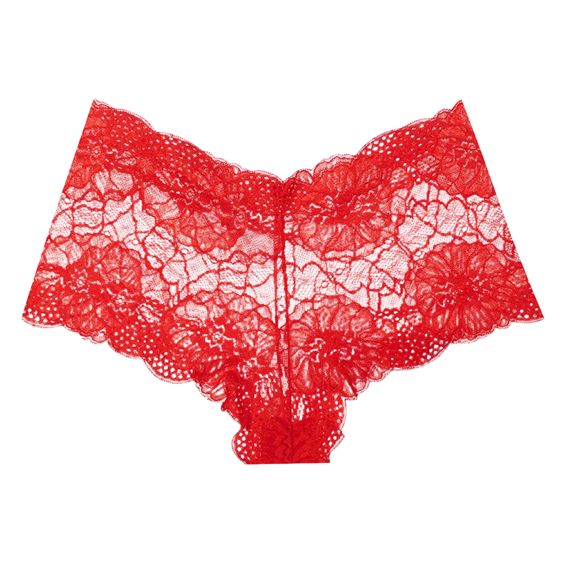 Culotte respirante sans couture en dentelle pour femmes