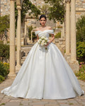 Robe de mariée en Satin pour femmes