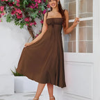 Robe longue sans manches pour femmes