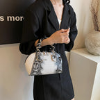 Sac à bandoulière motif crocodile pour femmes