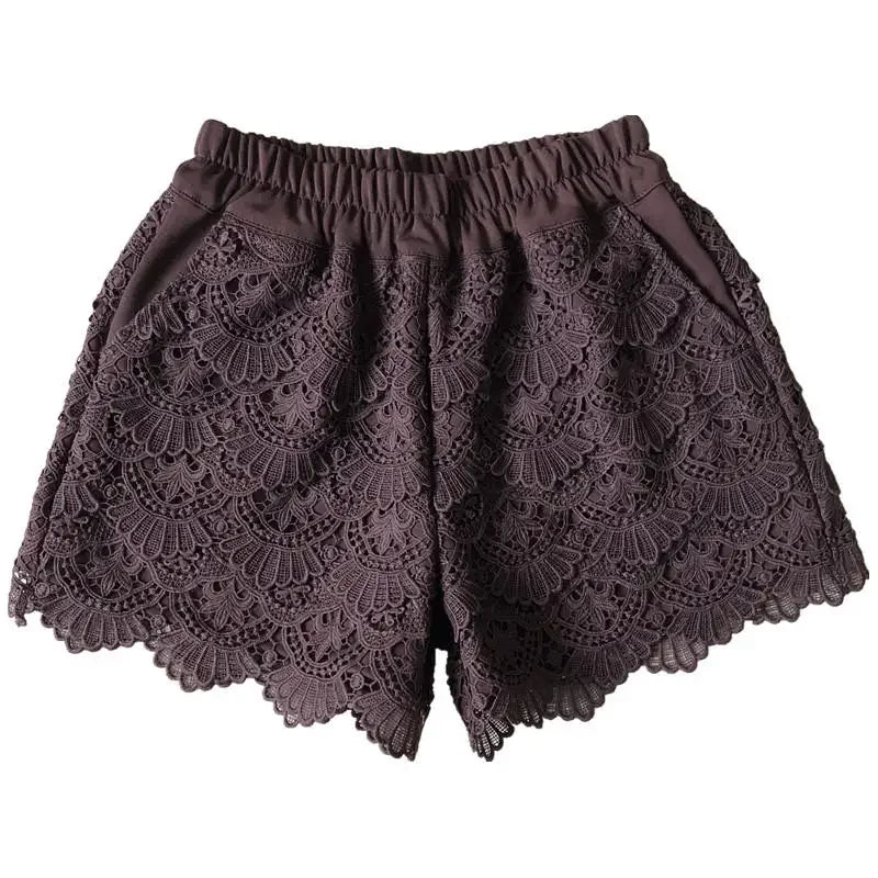 Short en dentelle pour femmes