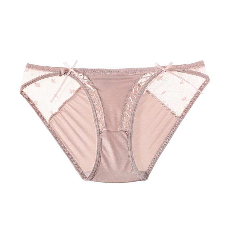 Culotte transparente évider pour femmes