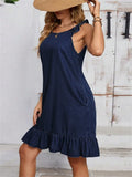 Robes en jean sans manches pour femmes