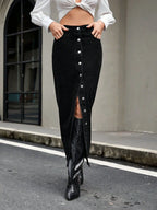 Jupes longues en jean pour femmes