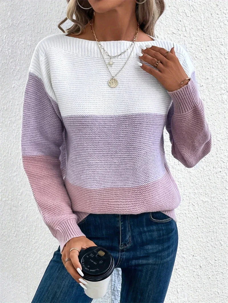 Pull tricoté amples pour femmes