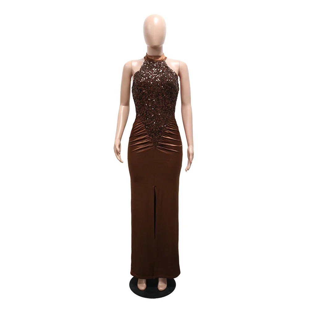 Robes longues moulantes pour femmes