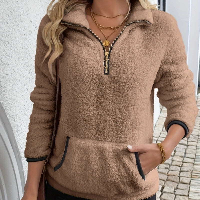 Sweat-shirt à manches longues pour femmes
