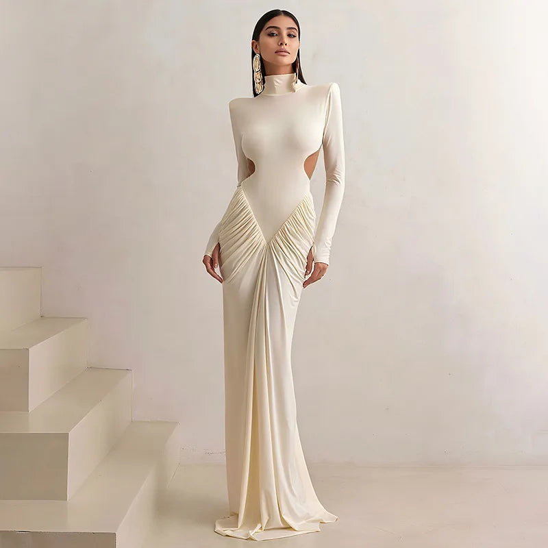 Robe longue et dos nu pour femmes