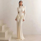 Robe longue et dos nu pour femmes