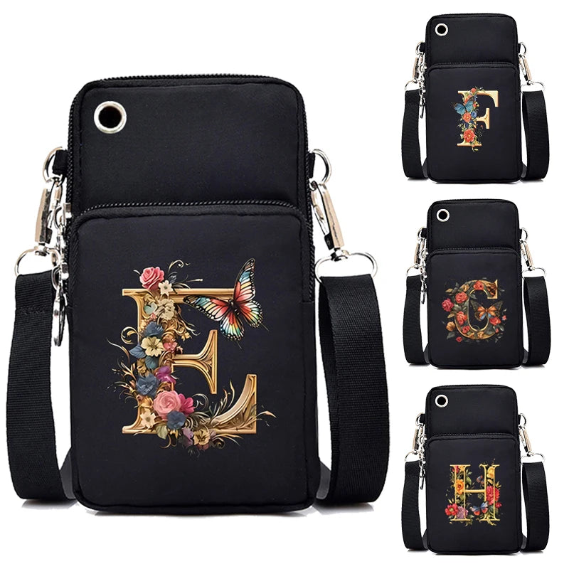 Sacs à bandoulière en cuir souple pour téléphone portable pour femmes
