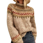 Pull en maille à manches longues pour femmes